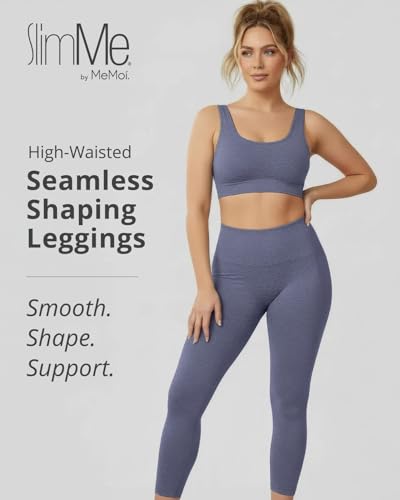 Image of SlimMe High Waisted Shapewear Leggings, Tummy Control Compression