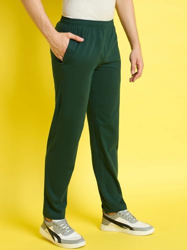 Image of bearbrother Men's Regular Fit Solid Trackpants