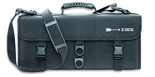 F. DICK Messertasche ohne Inhalt (Tasche unbestückt, mit 13 Fächern, Kunstfaser-Material, Messer-Tasche, Maße 90x49 cm) 81095010