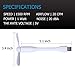 FINENIC【2 Pack】 USB Mini Fan, Silent Flexible Mini Fan Compatible Any USB Port Like Power Bank/Notebook/Laptop/Computer (Black + White)