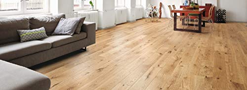 Preisvergleich Produktbild HARO Landhausdiele 4000 Eiche Sauvage strukturiert matt lackiert Sun Protect 2V