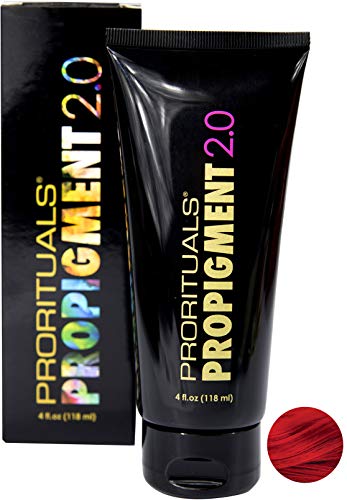 Prorituals ProPigment 2.0- Professional Hair Color Dye - Red Hair Dye Permanent, Vibrant Color - Red Hair Dye Your Hair Feeling Soft and Silky, Red, 4oz