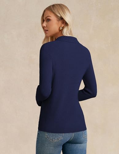 Image of GRACE KARIN Women Fall Long Sleeve V Neck Collar Knit Pullover Sweaters