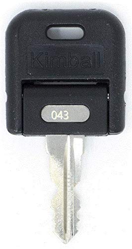 Kimball Office 043 [Double Sided] Replacement Keys: 2 Keys