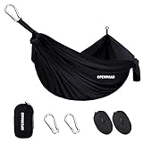 OPENROAD Camping Hammock with Straps: All-in-One Portable Hammock for Backpacking & Travel, 500lb Capacity