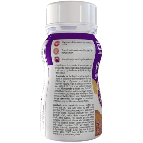 PaediaSure Shake Ready-To-Drink Bottles, 4 x 200ml, Chocolate Flavour, Supplement for Kids with 26 Vitamins and Minerals, Vitamin D, Iron and Protein, Supports Kids’ Healthy Growth and Immunity - Image 4