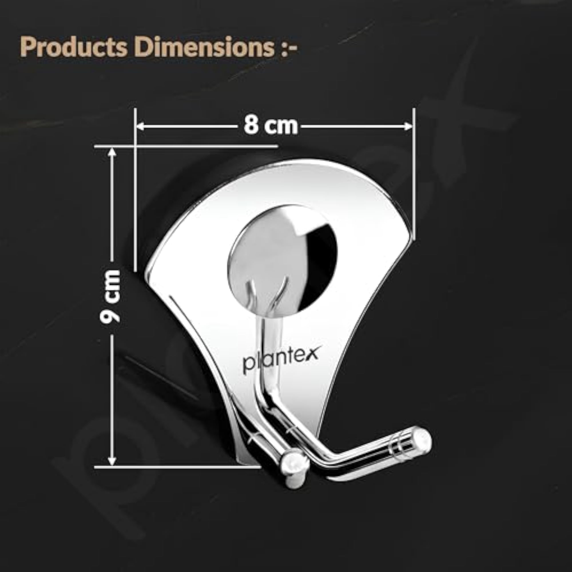 Royal Stainless Steel Robe Hook, Cloth-Towel Hanger