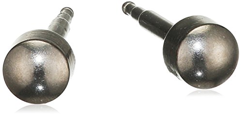 Pure Grey orecchini a perno, unisex, titanio con zirconi, ideali come primi orecchini 321