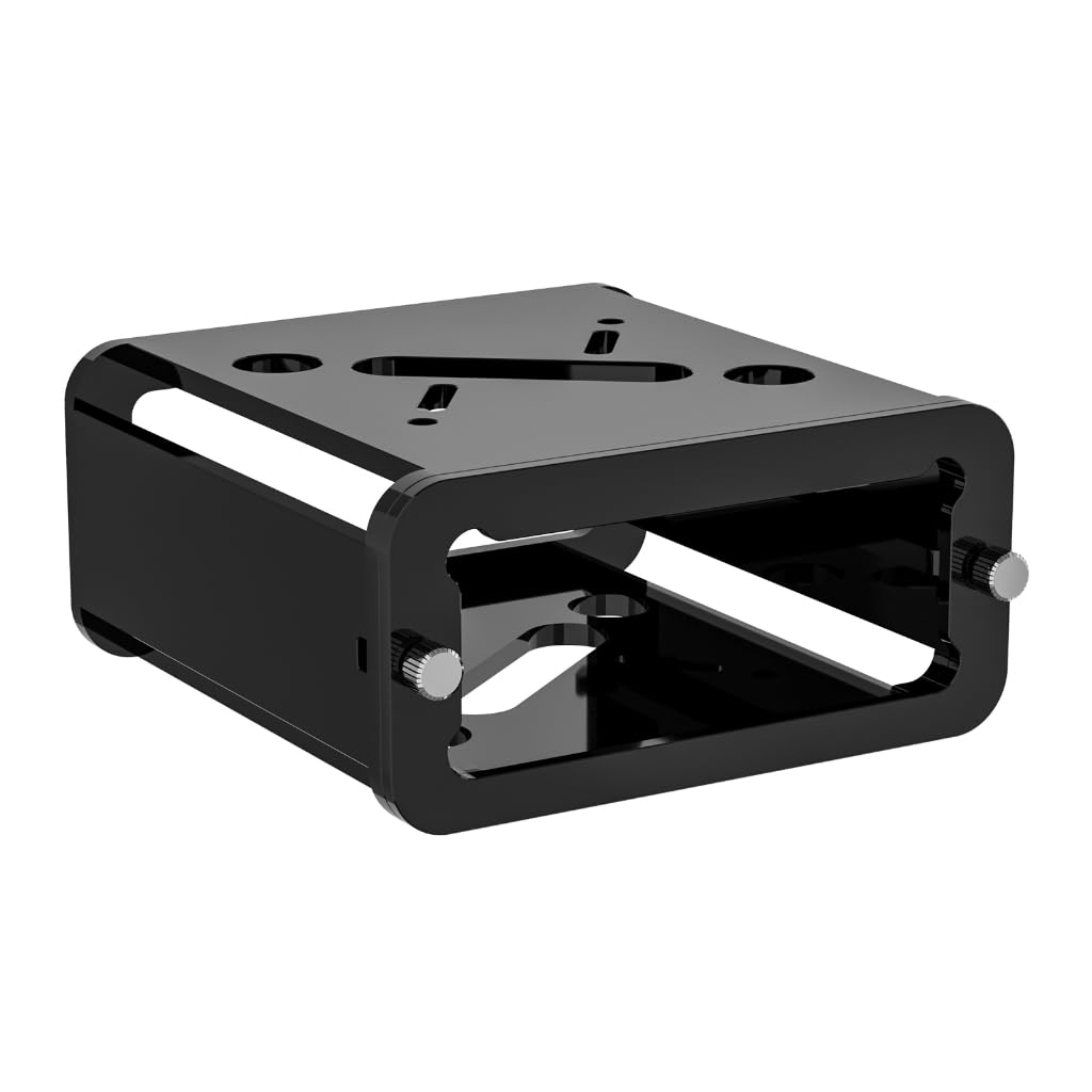 Wegiwuca Antislip Amplifier Mounting Platform Acrylic Amplifier Rack Sound Rack Mount Amplifier Storage Rack Replace for BT20A