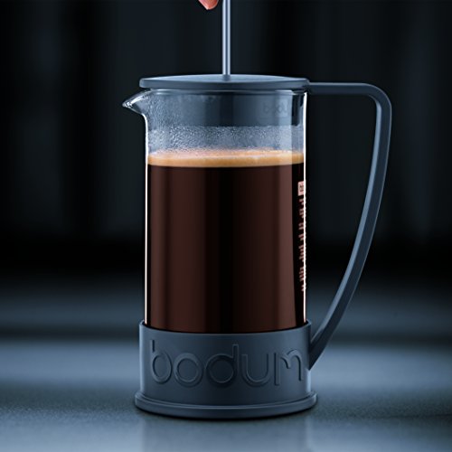 Bodum 51oz Brazil French Press Coffee Maker, High-Heat Borosilicate Glass, Black - Made in Portugal by Bodum - Used condition - Image 4