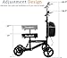 BlessReach Economy Knee Scooter, Steerable Knee Walker, Foldable Knee Scooters for Foot Injuries Adult Best Crutches Alternative Black