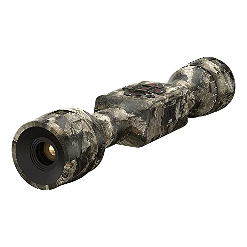 ATN MossyOak Thor LT Ultra Light Thermal Hunting Camouflage Scope w/ 60Hz Thermal Sensor, One Shot Zero, 10hrs+ Battery Power (320x240, 2-4x Elements Terra) - theOpticGuru