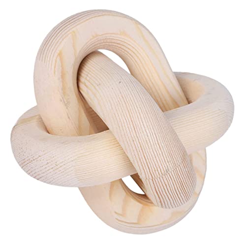 CAXUSD Handmade Wooden Chain Decor Boho Hanging Decorations Home Desktop Ornament Safe Material