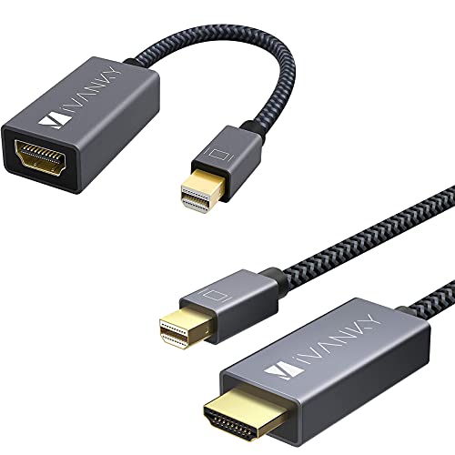 Ivanky Mini Displayport To Hdmi Cable+Mini Displayport To Hdmi Adapter #TOP25