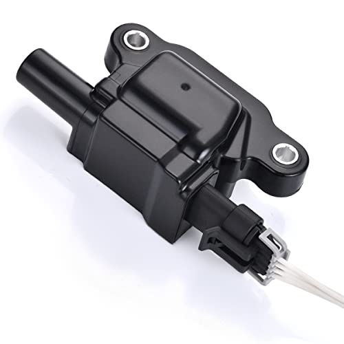 Performance Master Set Of 8 Square Ignition Coils & Pigtail Connector Wiring Harness Kit Compatible With Cadillac Chevy Gmc Pontiac G8 Grand Prix H3 Trailblazer 5.3L 6.0L V8 Uf413 D510C #TOP5