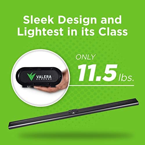Valera Creator Green Screen  Collapsible Chroma Key Panel,+1000 Free Backgrounds Included, Portable Retractable Wrinkle Resistant Fabric Backdrop, Adjustable Height, 10 Second Setup