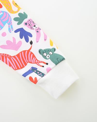 Image of AIWUHE Toddler Cotton Sweatshirt Boys Girls Pullover Long Sleeve Tops 2-6Y