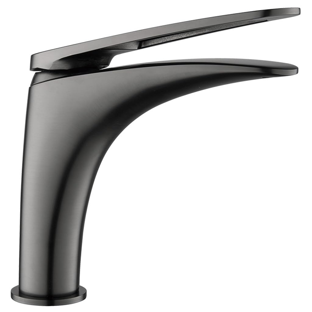 Robinet de lavabo monotrou mitigeur eau chaude et froide de type élévateur pour salle de bains