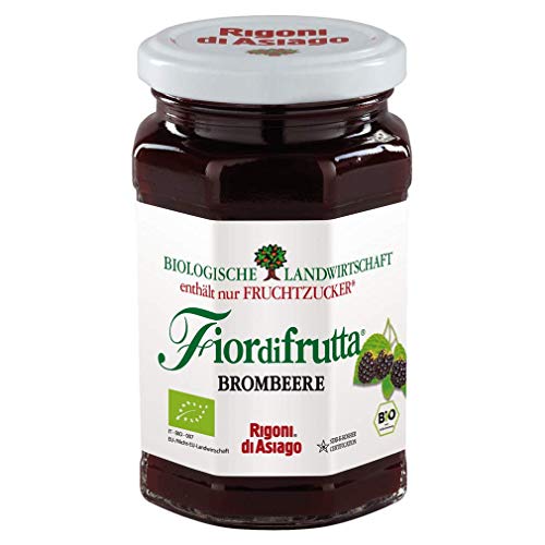 Lot de 6 raquettes de fruits asiatiques italiennes Blackberry Jam Bio 250 g Health Food !