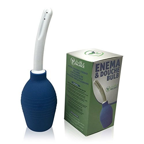 Health&Balance Silicone Enema Bulb - Portable Insert Vaginal Douche 10.48oz Capacity (Blue) Health&Balance Silicone Enema Bulb - Portable Insert Vaginal Douche 10.48oz Capacity (Blue)