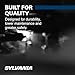 SYLVANIA - 7443 SilverStar Mini Bulb - Brighter and Whiter Light, Ideal for Daytime Running Lights (DRL) and Back-Up/Reverse Lights (Contains 2 Bulbs)