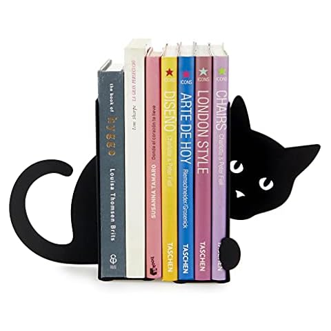 Balvi Serre-Livres Chat Noir Cover