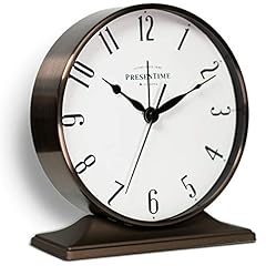 Presentime & Co Lewis Mantel Alarm Clock, Desk and Shelf Clock, Tabletop Decoration, 5 . 5 x 5 Presentime & Co Lewis Mantel Alarm Clock, Desk and Shelf Clock, Tabletop Decoration, 5 . 5 x 5 item
