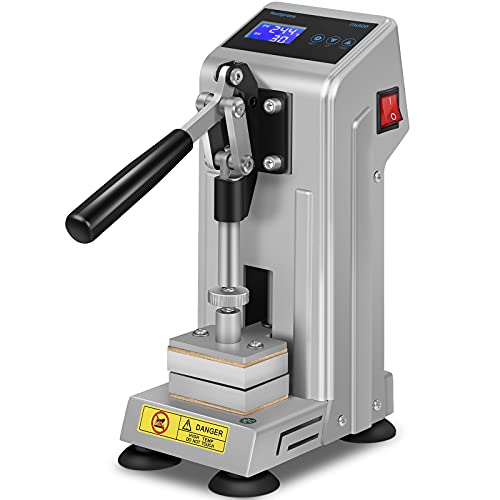 Heat Press Machine Rosin Press 2 x 3 Inch Dual Heating Plates 110V Manual Portable LCD Controller Sublimation Extracting Rosin Machine