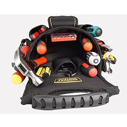 B Blesiya Bolsa de ferramentas Oxford resistente para eletricista cintura bolsa de ferramentas boca