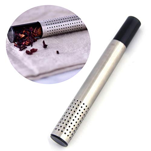 UPKOCH infusor de chá portátil de aço inoxidável para chá e café soltos