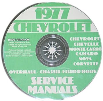 1977 Corvette Manual de taller y servicio en CD