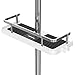 Duschablage, Ohne Bohren Duschablage für die Duschstange, Badezimmer Dusche Rack Verstellbar Höhe,für Duschstange mit Durchmesser von 18mm - 25mm