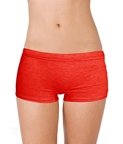 Image of Selfcare Women Soft Cotton Sinker Mid Waist Boyshorts Panties with Concealed Elastic Panel Pack of 3