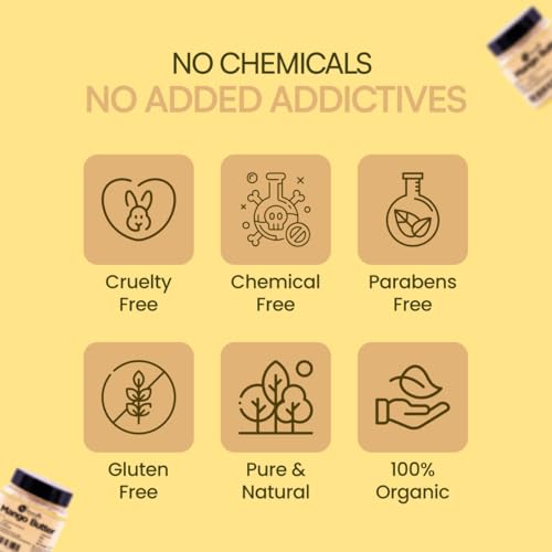 Image of Naturalis Mango Butter | 200gm | Raw, Unprocessed & Unrefined Body Butter | Ingredient for Lip Balm & Lip Cream | Moisturization of Body | Smooth Texture in Skincare Blends