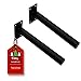 Produktbild bracket LING AI DA Mai Industrielle Regalhalterung (2 STK.) - Schwimmende Regalhalterung/Industrielle Regalhalterung/Wandmontierte DIY-Halterung - Platzsparende DIY-Halterung