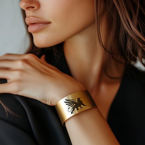 Bracelet Griffon en Or anti-ternissement bijou de gravure mythique durable - 2