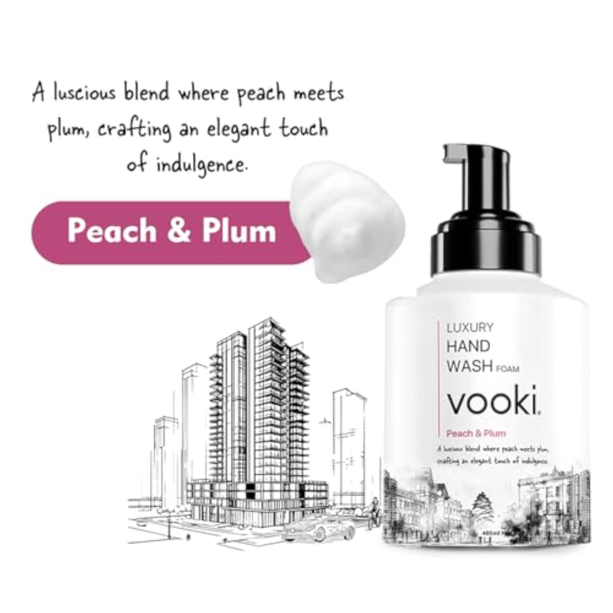 Luxury Moisturizing Hand Wash Foam Tropical Fresh 350ml