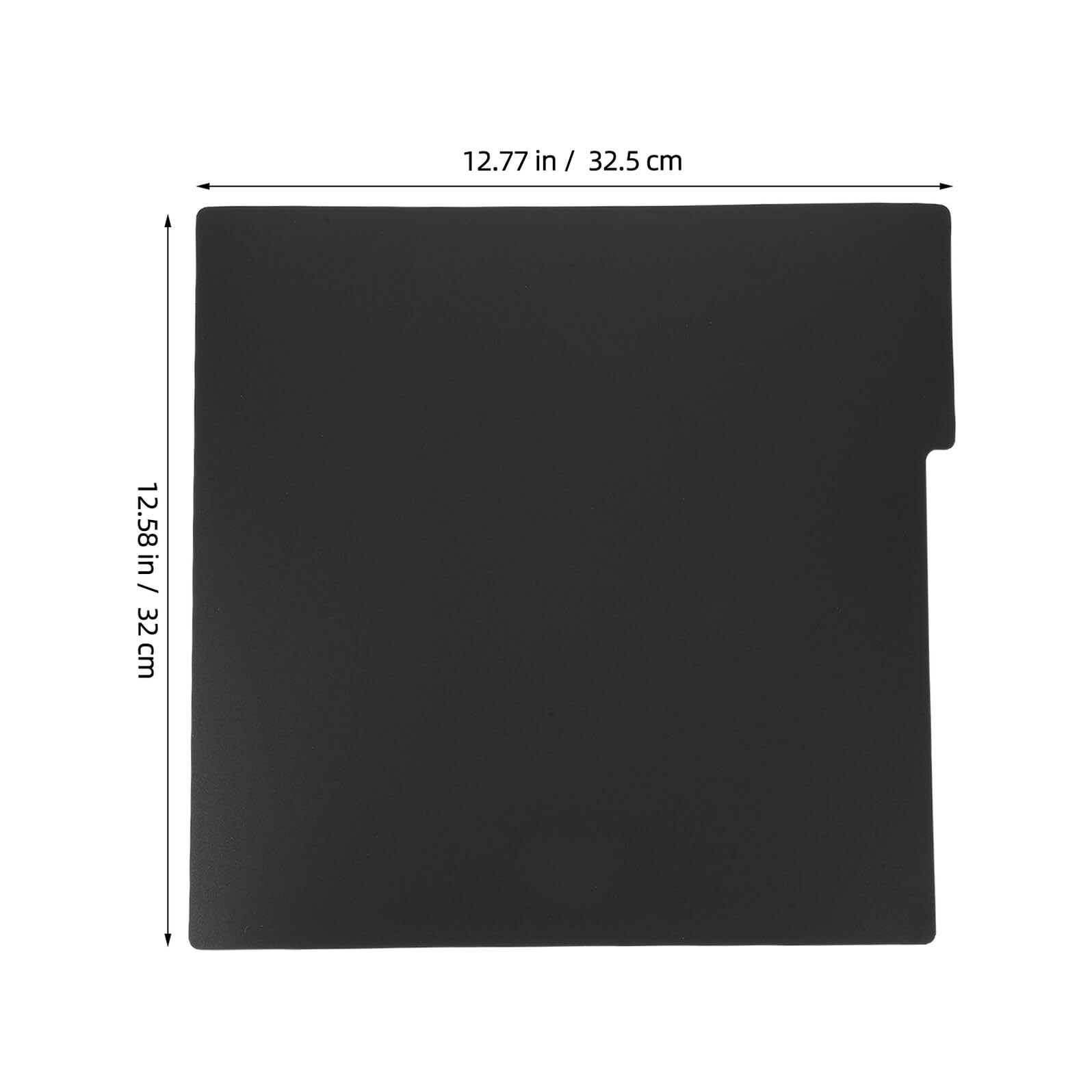 Separadores de Discos de Vinilo de Plástico Negro 0,75 Mm de Grosor, Tarjetas de Clasificación para Álbumes, Pack de 6 Unidades, Divisores Resistentes al Agua para