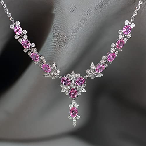AILYFIRMO Collier Papillon Plein de Diamants, Collier Papillon Plein de Diamants Exquis et élégant avec des Diamants Roses Parfait pour Un Usage Quotidien par des Femmes élégantes (1PCS) Cover