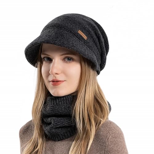 Bonnet anti-froid pour femme extensible de 55 à 60 cm avec doublure polaire