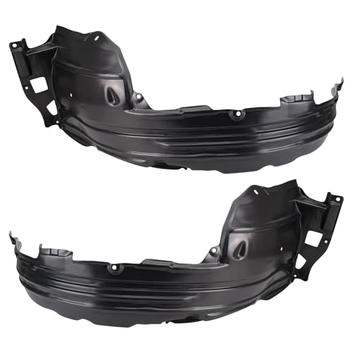 Image of TRQ Inner Fender Liner Set Compatible with 2007-2012 Acura RDX AC1248122 AC1249122