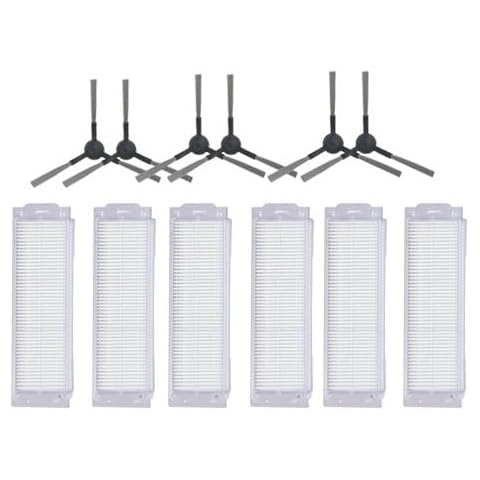 GTFHFFH Roller Brush Main Side Brush Filter Mop Rag Cloth, Compatible for Xiaomi Robot Vacuum S10 S12 T12 B106GL/ Mop 2S XMSTJQR2S / 3C B106CN Vacuum Cleaner Parts Accessories(Set b) Cover