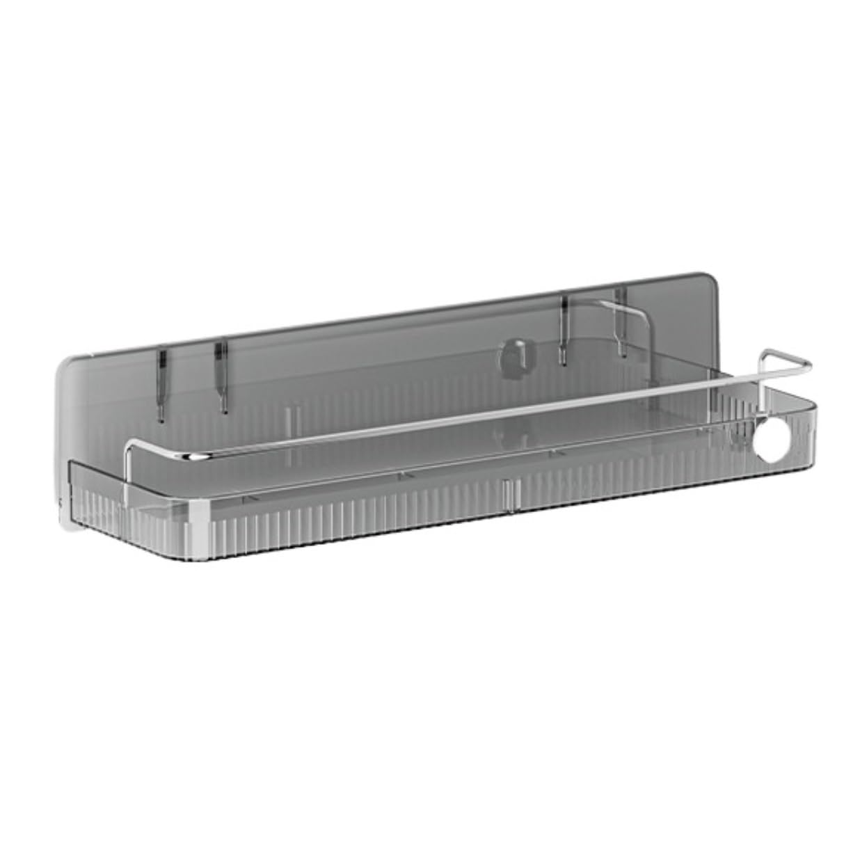 Organizer pod prysznic, PET + ABS + żelazna półka prysznicowa | Zielony organizer łazienkowy 38,5x11x8,5cm(G)