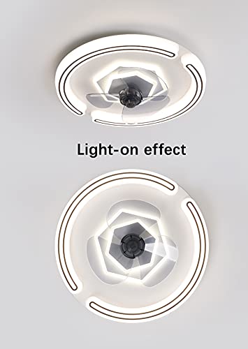 Ventilateur de plafond 55W avec lampe LED et télécommande - 7