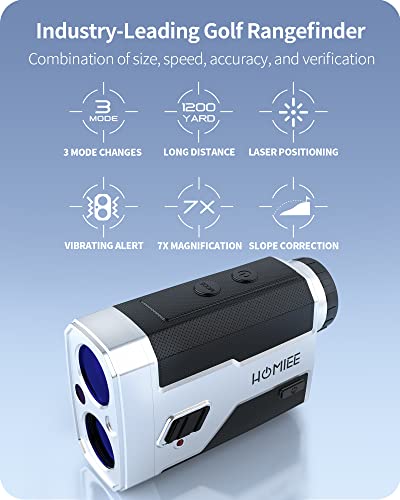 HOMIEE-Telemetro-de-GolfDistancia-hasta-1200-Metros-Tres-Modos-con-Bloqueo-de-Bandera-y-VibracionMedicion-de-La-PendienteEnfoque7X-Carga-USB