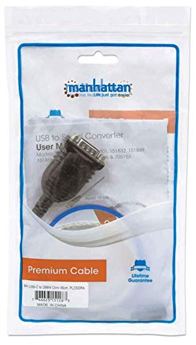 Image of MANHATTAN One Serial Device Connected to USB Type C Port, Pl-2303Ra Chip, 45 cm (18 inch) (151283)