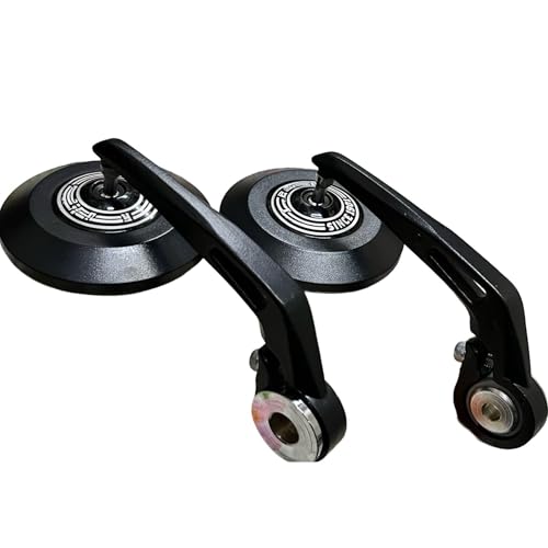 Image of Pure Biking Bike Handle Bar End Mirror Compatible with New Standard Hunter Meteor Super 650 Shotgun GT Continental Interceptor Reborn Himalayan Scram Guerrilla (All New Models Black)