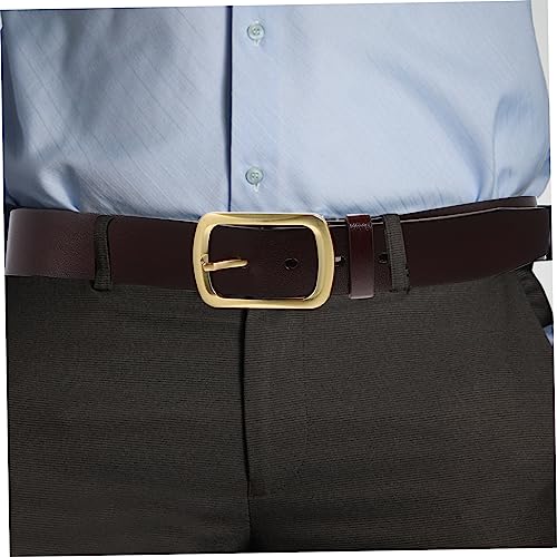 BESPORTBLE 1piece Men's Jeans Belt Casual Dress Belt for Business Daily Wear Style Buckle for Outfits2