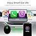 Emanjor Wireless CarPlay Adapter for Apple iPhone, Converts Wired to Wireless Mini USB Car Play Adapter, Compatible with iPhone iOS 10+, Only for Cars with Built-in Carplay
