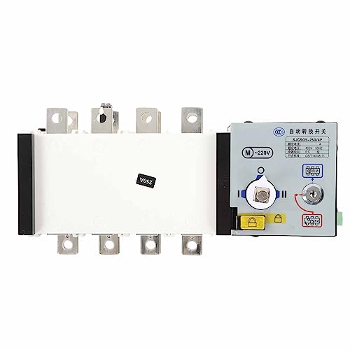 Interruptor de Transferência Automática de Energia Dupla 2 Em 1 Saída 250A Interruptor de Transferên
